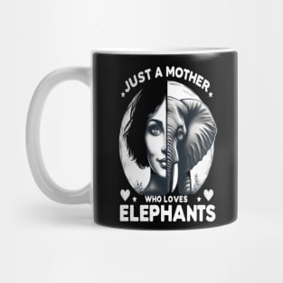 Majestic Fusion: Elephant Woman Mug